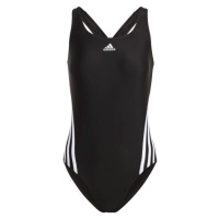 adidas 3-STRIPES Dámské jednodílné plavky, černá, velikost