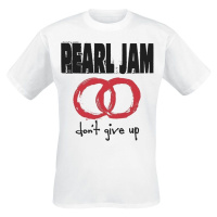 Pearl Jam Tričko Don't Give Up Unisex White