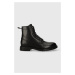 Kožené boty Gant Millbro pánské, černá barva, 27641414.G00