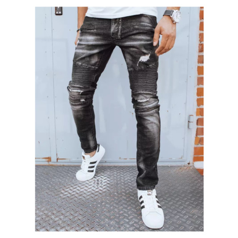 Černé pánské džíny slim fit UX3815 DStreet