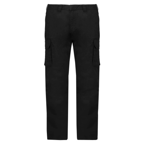 Pánské kapsáčové kalhoty Pocket - tmavě námořnická modrá Kariban