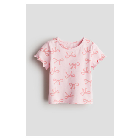 H & M - Tričko's potiskem - růžová H&M