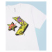 Pánské tričko Converse STAR CHEVRON LIZARD GRAPHIC TEE bílá