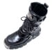 boty kožené dámské - Bizarre Boots Black - NEW ROCK - M.313-S1