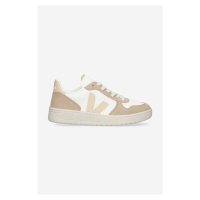 Kožené sneakers boty Veja V-10 béžová barva, VX053123