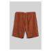 ŠORTKY GANT RELAXED LINEN DS SHORTS hnědá