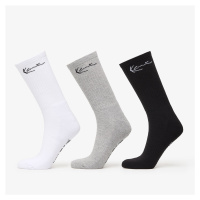 Karl Kani Signature Socks 3-Pack Black/ Grey/ White