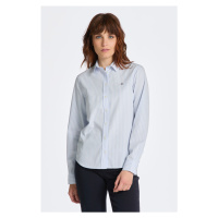 KOŠILE GANT REG POPLIN STRIPED SHIRT LIGHT BLUE