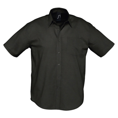 SOĽS Brisbane Pánská košile SL16010 Černá SOL'S