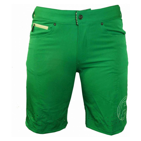 HAVEN Cyklistické kalhoty krátké bez laclu - AMAZON LADY - béžová/zelená
