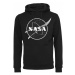 Mr. Tee NASA Black-and-White Insignia Hoody black