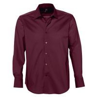 SOĽS Brighton Pánská košile SL17000 Medium burgundy