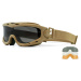 Taktické ochranné brýle Wiley X® Spear - khaki rámeček, sada - čiré, kouřově šedé a oranžové Lig
