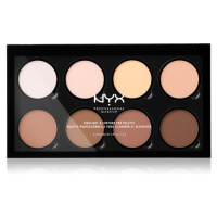 NYX Professional Makeup Highlight & Contour PRO konturovací paletka 8x2,7 g