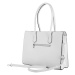 Laphrodite Paris bílá elegantní shopper kabelka E2912 white