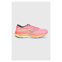 Běžecké boty Mizuno Wave Rider 27 růžová barva