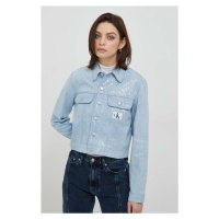 Džínová bunda Calvin Klein Jeans dámská, přechodná