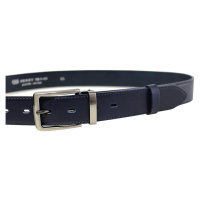 Penny Belts Pánský kožený společenský opasek 35-020-2-56 blue 120 cm