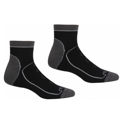 Pánské ponožky Regatta SAMARIS TRAIL černá/šedá