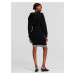 Černá dámská úpletová sukně KARL LAGERFELD Logo Knit Skirt
