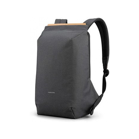 Kingsons Anti-theft Backpack Dark Grey 15.6"