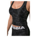 Nebbia Nature-Inspired Sportovní crop top Racer back 549 černá