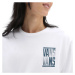 VANS-OFF THE WALL STACKED TYPED SS TEE-WHITE Bílá