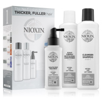 Nioxin System 1 Natural Hair Light Thinning dárková sada pro lámavé a namáhané vlasy 3 ks