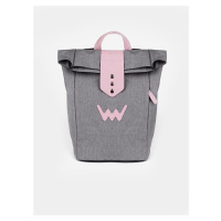 Růžovo-šedý dámský batoh Vuch Noel