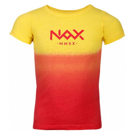 Dětské bavlněné triko NAX - KOJO - žlutá