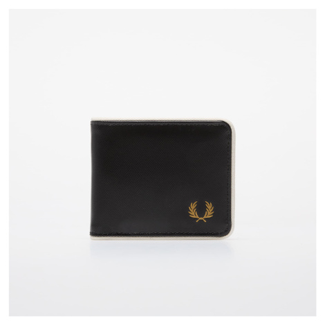 Peněženka FRED PERRY Coated Polyester Billfold Wall Black/ Ecru