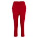 Trendyol Curve Red Woven Gold Button Detailed Trousers