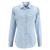 SOĽS Brody Women Dámská košile s dlouhým rukávem SL02103 Sky blue
