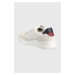 Kožené sneakers boty Tommy Hilfiger FM0FM04358 ELEVATED CUPSOLE LEATHER MIX bílá barva