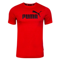 Červené pánské tričko Puma Ess - Pánské