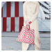 Skládací nákupní taška LOQI LOUISE BOURGEOIS Spirals Red