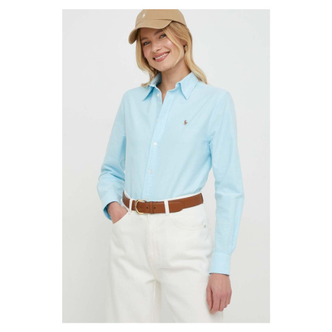 Bavlněná košile Polo Ralph Lauren relaxed, s klasickým límcem