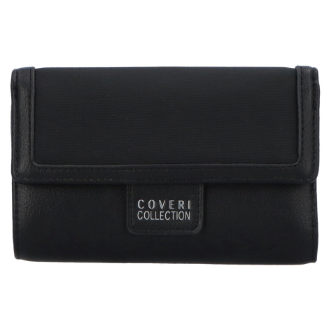 Trendová dámská koženková peněženka Dopl, černá Coveri