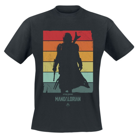 Star Wars The Mandalorian - Spectrum Tričko černá