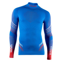 UYN Cyklistické triko s dlouhým rukávem - NATYON 2.0 SLOVAKIA - červená/bílá/modrá
