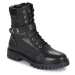 Tommy Hilfiger Buckle Lace Up Boot Černá