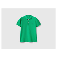 Benetton, Slim Fit Polo In 100% Organic Cotton