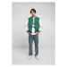 Starter Nylon College Jacket - darkfreshgreen/palewhite