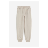 H & M - Kalhoty jogger's vysokým pasem - hnědá