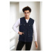 94105 Dewberry Multi-Pocket Mens Vest-NAVY