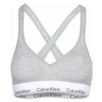 Calvin Klein Jeans MODERN COTTON BRALETTE LIFT Šedá