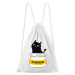 DOBRÝ TRIKO Bavlněný batoh s kočkou ANTIDEPRESIVA Barva: Žlutá