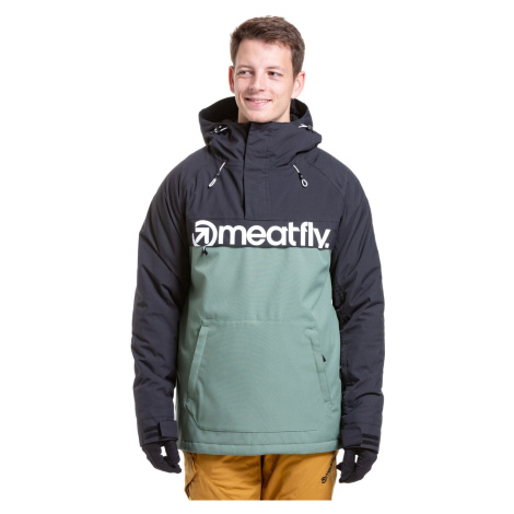 Meatfly pánská SNB & SKI bunda Slinger Sea Spray/Black | Modrá