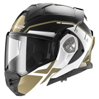 Výklopná moto přilba LS2 FF901 Advant X Metryk Black Gold P/J