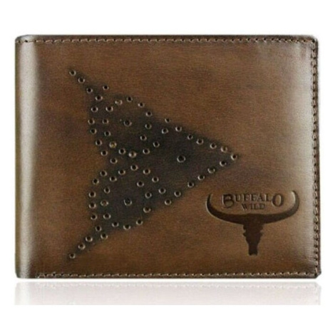 Buffalo Wild Pánská kožená peněženka Medgy hnědá Hnědá